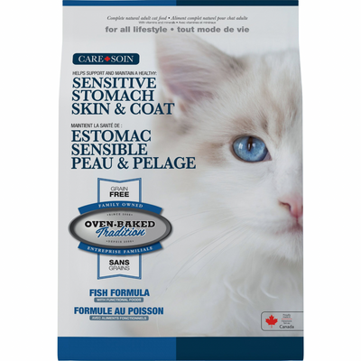 Dry Cat Food - CARE - Sensitive Stomach, Skin & Coat - Grain Free Fish - Adult