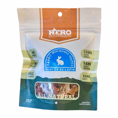 Dog Training Treat - Rabbit Mini Bones - 100 pcs