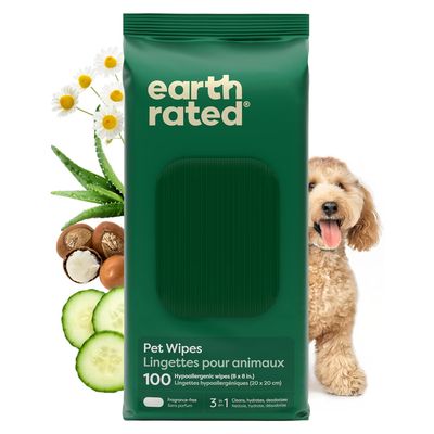 Pet Grooming Wipes - Hypoallergenic - Unscented