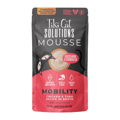 Nourriture pour chats humides - Special - Mobilité: poulet et recette de thon dans le bouillon pour chats adultes - 2,4 oz pochettes