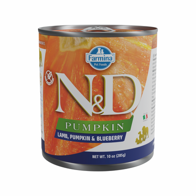 Canned Dog Food - N & D - PUMPKIN - Lamb, Pumpkin & Blueberry - Adult