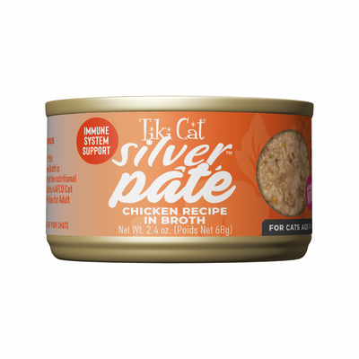 Wet Cat Food - SILVER PÂTÉ - Chicken Recipe in Broth