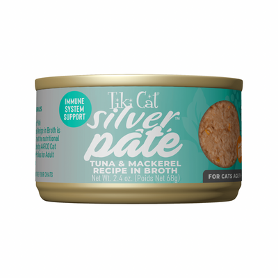 猫罐头 - SILVER慕斯系列 - 金枪鱼鲭鱼配方佐汤汁