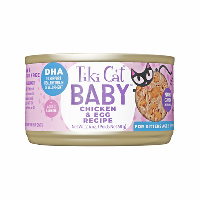 Canned Cat Food - BABY Whole Foods - Chicken & Egg - Kitten