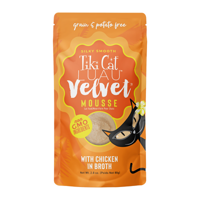 Wet Cat Food - VELVET MOUSSE - Chicken in Broth