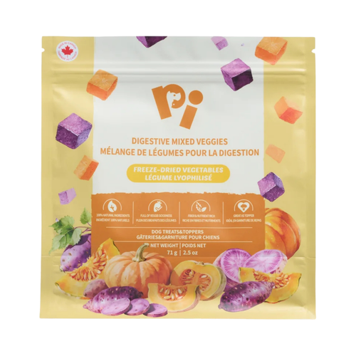 Topper de plats à légumes lyophilisés pour les chiens et les chats - Booster de digestion - 3,5 oz