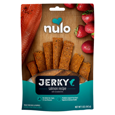 Dog Treat - JERKY - Salmon Recipe with Strawberries