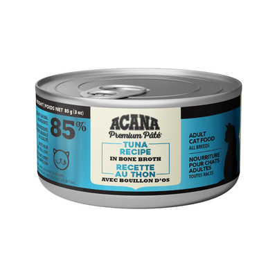 Nourriture pour chats en conserve - Pâté premium - Recette de thon dans le bouillon d'os