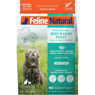 Nourriture pour chats séchés lyoph