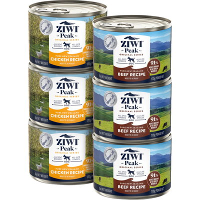 Canned Dog Food - Variety Pack - Beef & Chicken