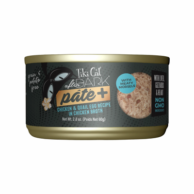 Canned Cat Food - AFTER DARK PATE+, Chicken & Quail Egg Recipe