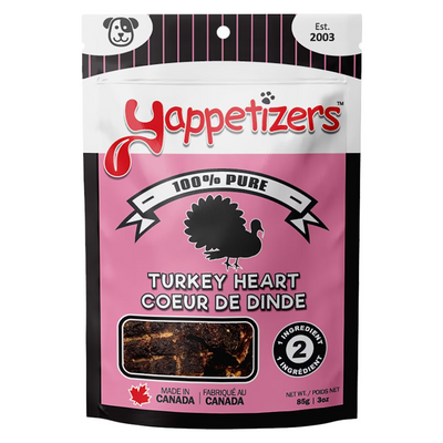 Dehydrated Dog Treat - Turkey Heart - 85 g