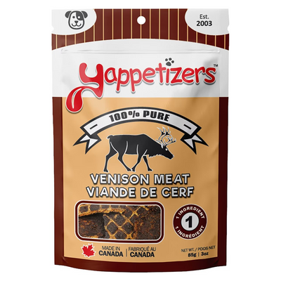 *Little Damaged* Dehydrated Dog Treat - Venison Meat - 85 g (Please Use By 2027-10-13) *Pickup Only*