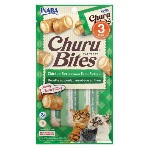Soft & Chewy Cat Treat - CHURU BITES - Tuna Recipe