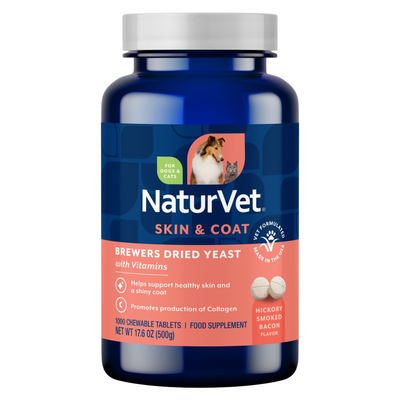 Dog & Cat Supplement - Brewers Dried Yeast with Vitamins Tablets