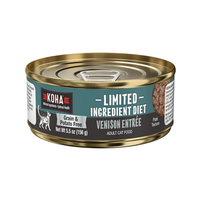 Canned Cat Food - Limited Ingredient Diet Pâté - Venison Entrée - Adult