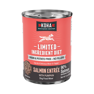 Canned Dog Food Topper - Limited Ingredient Diet - Salmon Entrée with Pumpkin