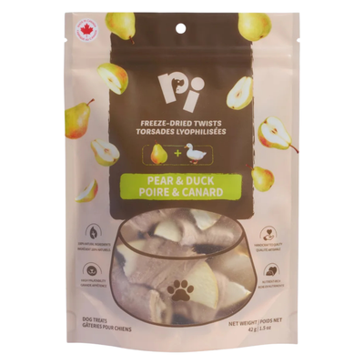 Freeze Dried Dog Treat - Twists - Pear & Duck