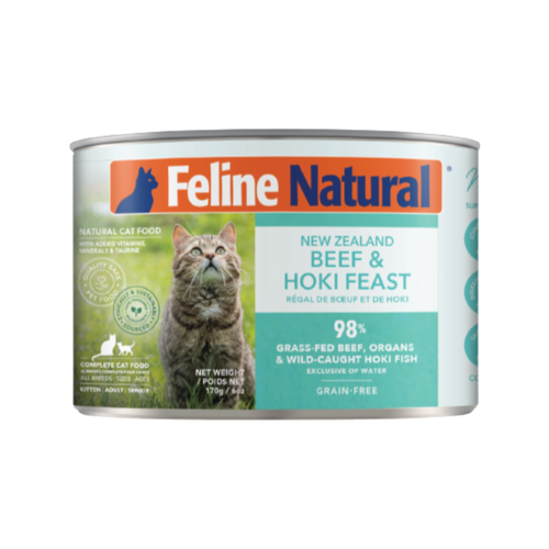 Canned Cat Food - Beef & Hoki Feast