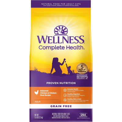 Dry Cat Food - COMPLETE HEALTH - Grain Free - Chicken - Adult