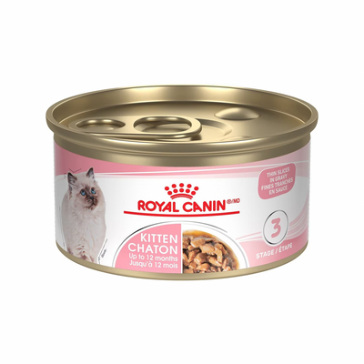 Canned Cat Food - Kitten - Thin Slices in Gravy