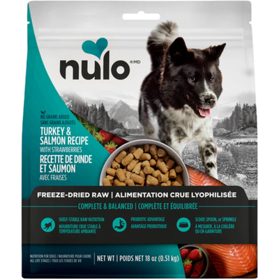 Freeze Dried Raw Dog Food - Turkey, Salmon & Strawberries