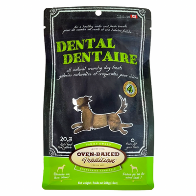 All Natural Crunchy Dental Dog Treat - 10 oz