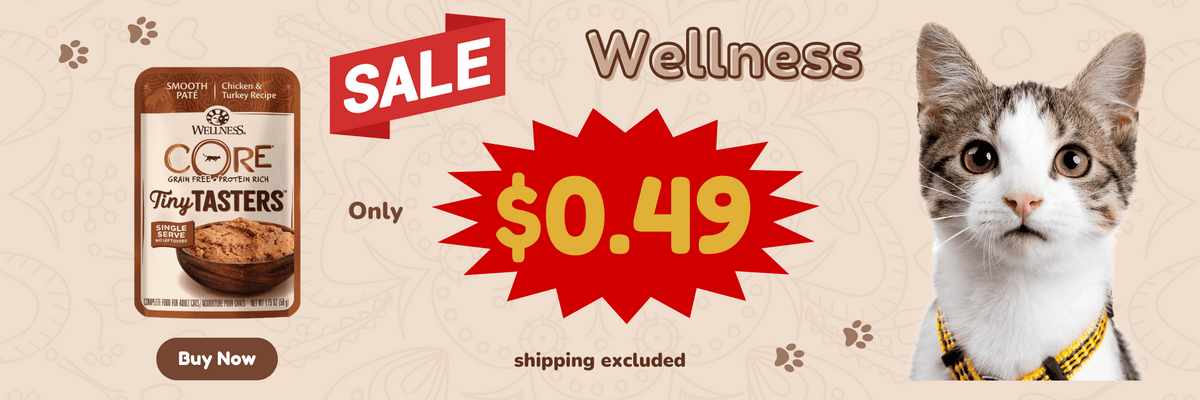 wellness tiny tasters, sale, 0.49 only