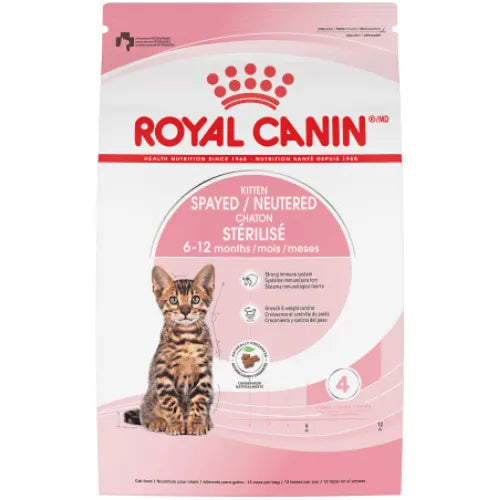 Royal Canin Kitten Sterilised, alimentation pour la croissance des