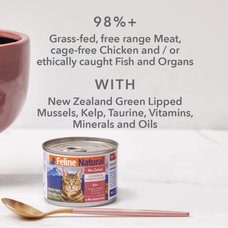 Canned Cat Food - Beef & Hoki Feast - J & J Pet Club - Feline Natural