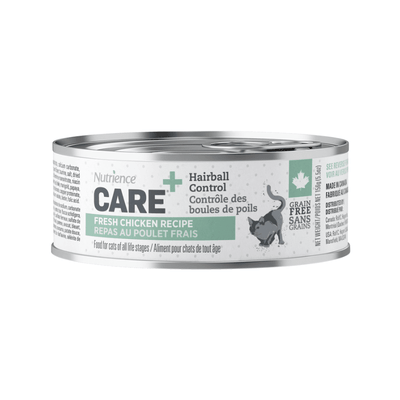 Canned Cat Food - CARE - Hairball Control - 156 g - J & J Pet Club - Nutrience