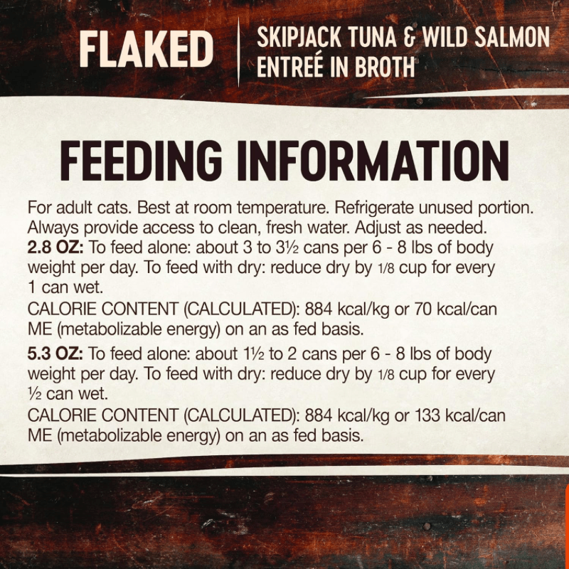 Canned Cat Food - CORE Signature Selects - Flaked Skipjack Tuna & Wild Salmon Entreé in Broth - J & J Pet Club - Wellness