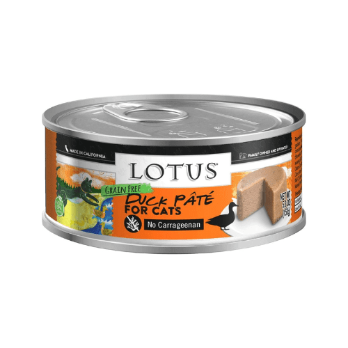Canned Cat Food - Grain Free Duck Pate - 5.3 oz - J & J Pet Club - Lotus