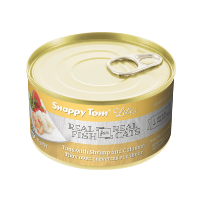 Canned Cat Food - Lites - Tuna with Shrimp and Calamari - 85 g - J & J Pet Club - Snappy Tom