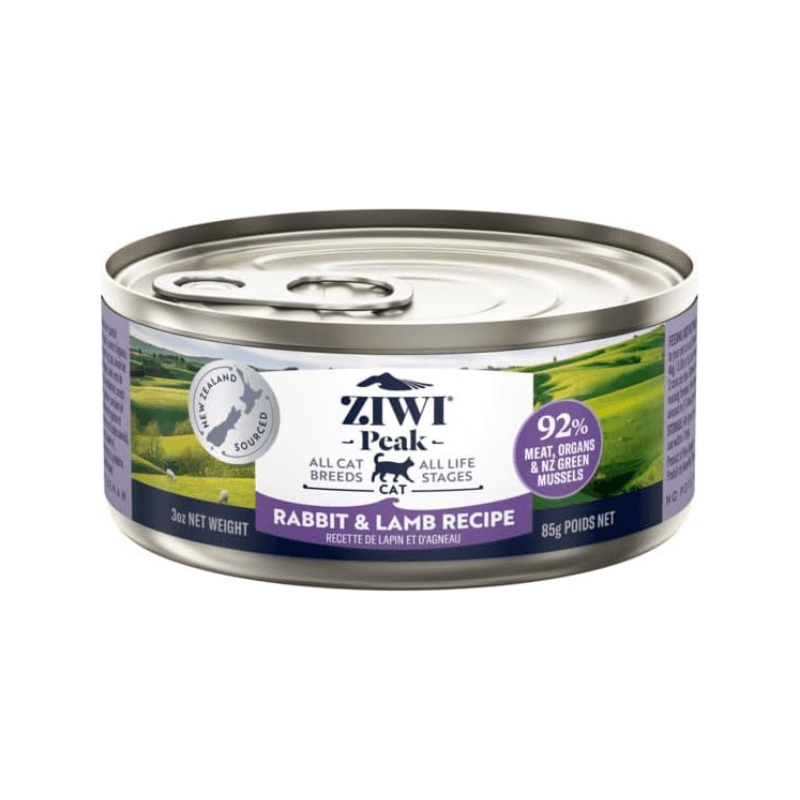 ZIWI Peak Rabbit Lamb Wet Cat Food 3 oz