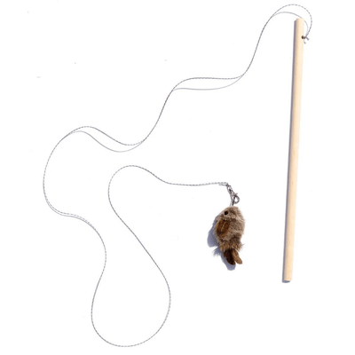 Cat Teaser - CAT LURES - FISHFLY Full Toy - J & J Pet Club - GO CAT
