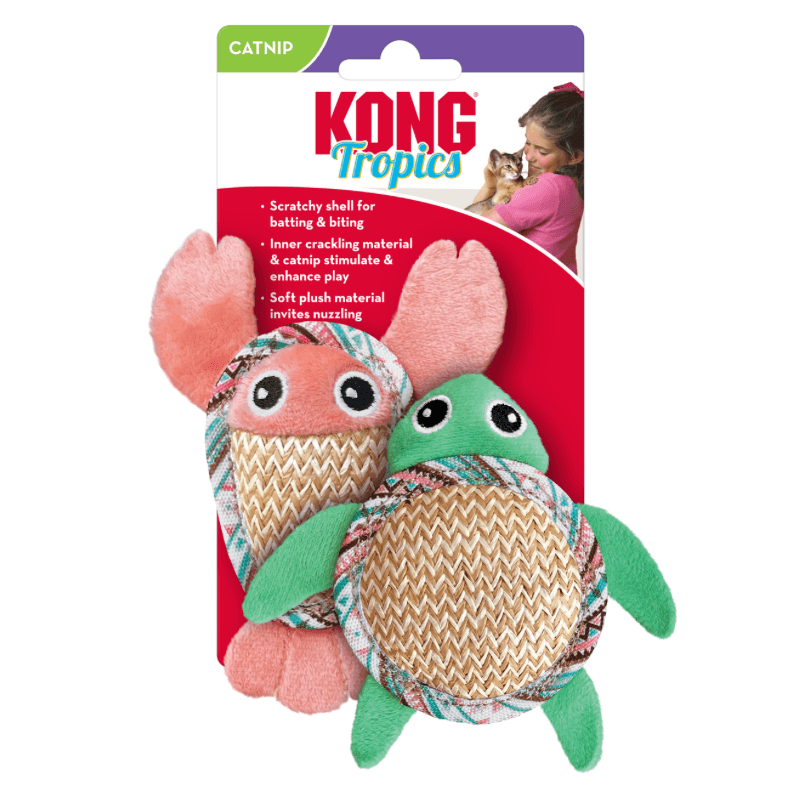 KONG Tropics Pals Cat Toy 2 pack