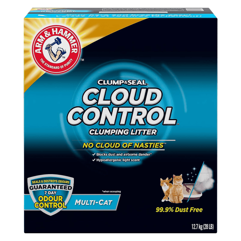 Clumping Cat Litter CLOUD CONTROL Breathe Easy, MultiCat, 12.7 kg