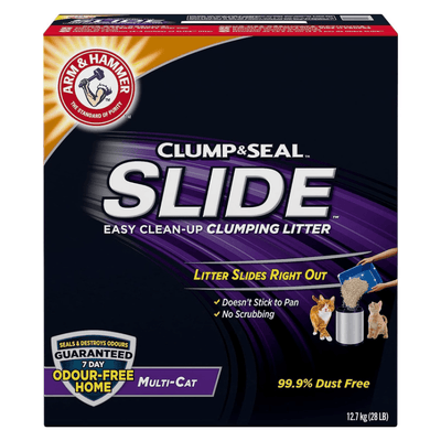 Clumping Cat Litter, SLIDE Easy Clean-Up, Multi-Cat - J & J Pet Club - Arm & Hammer