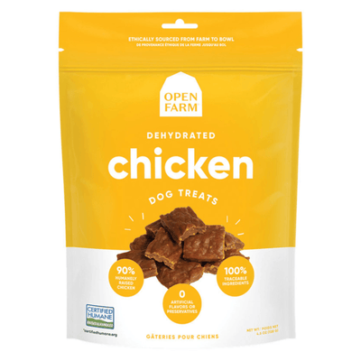 Dehydrated Dog Treat - Chicken - 4.5 oz - J & J Pet Club - Open Farm
