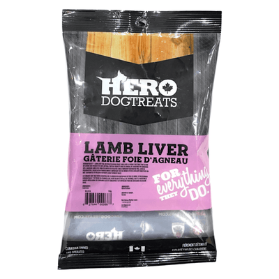 Dehydrated Dog Treat - Lamb Liver - 114 g - J & J Pet Club - Hero Dog Treats