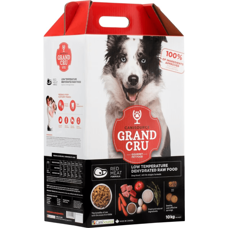 Dehydrated Raw Dog Food - GRAND CRU - Red Meat Formula - J & J Pet Club - Canisource