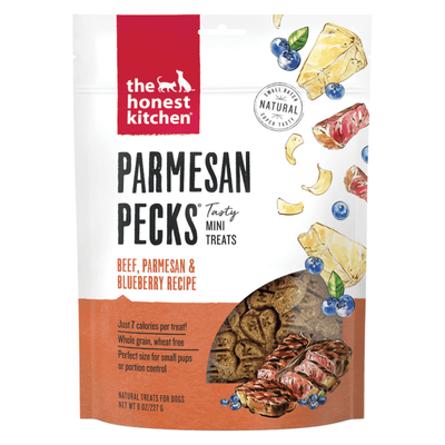 Dog Biscuits - PARMESAN PECKS - Beef & Blueberry - 8 oz - J & J Pet Club - The Honest Kitchen