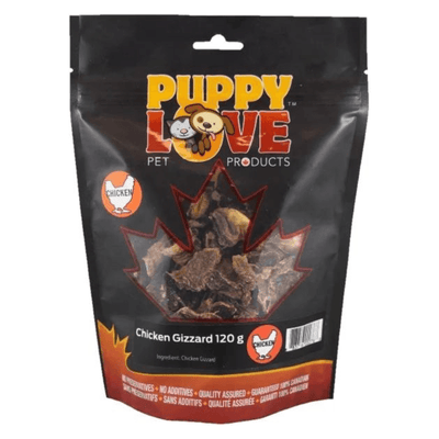 Dog Chewing Treat - Chicken Gizzards - 120 g - J & J Pet Club - Puppy Love