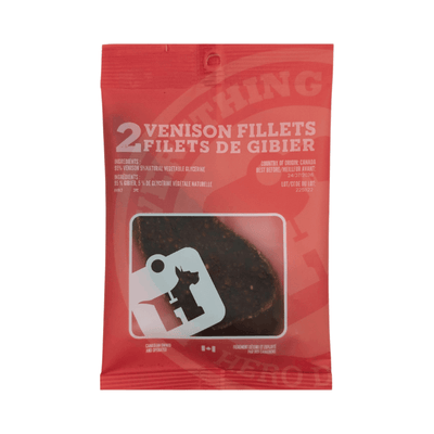 Dog Chewing Treat - Venison Fillets - 2 pcs - J & J Pet Club - Hero Dog Treats