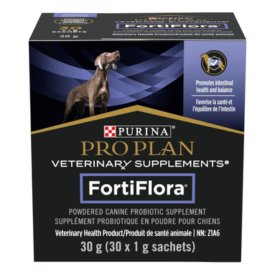 Dog Supplement - PROPLAN - FortiFlora - 1 g sachets, box of 30 - J & J Pet Club - Purina