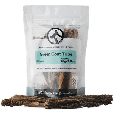 Dog Treat - Green Goat Tripe - 70 g - J & J Pet Club - Only One Treats