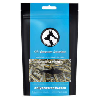 Dried Sardines - J & J Pet Club - Only One Treats