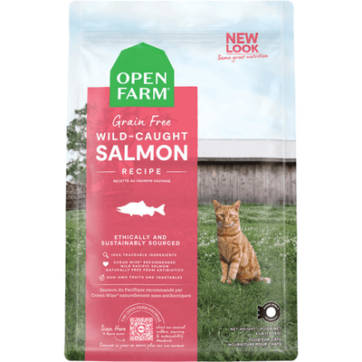 Dry Cat Food, Grain Free Wild-Caught Salmon Recipe - J & J Pet Club - Open Farm