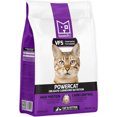 Dry Cat Food - POWERCAT - High Protein Turkey & Chicken - J & J Pet Club - Square Pet